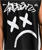 $AD BOYZ by Junior H Face Black Tank  Top