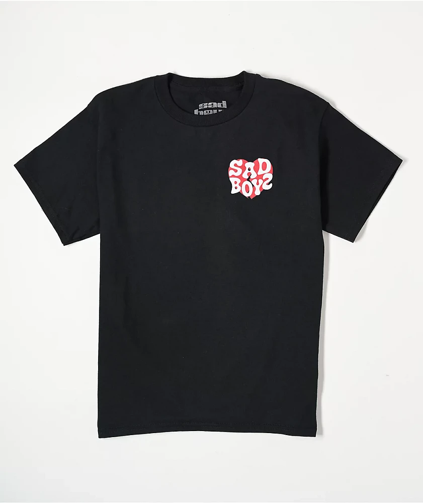 $AD BOYZ by Junior H Kids Heart Black T-Shirt