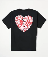 $AD BOYZ by Junior H Kids Heart Black T-Shirt
