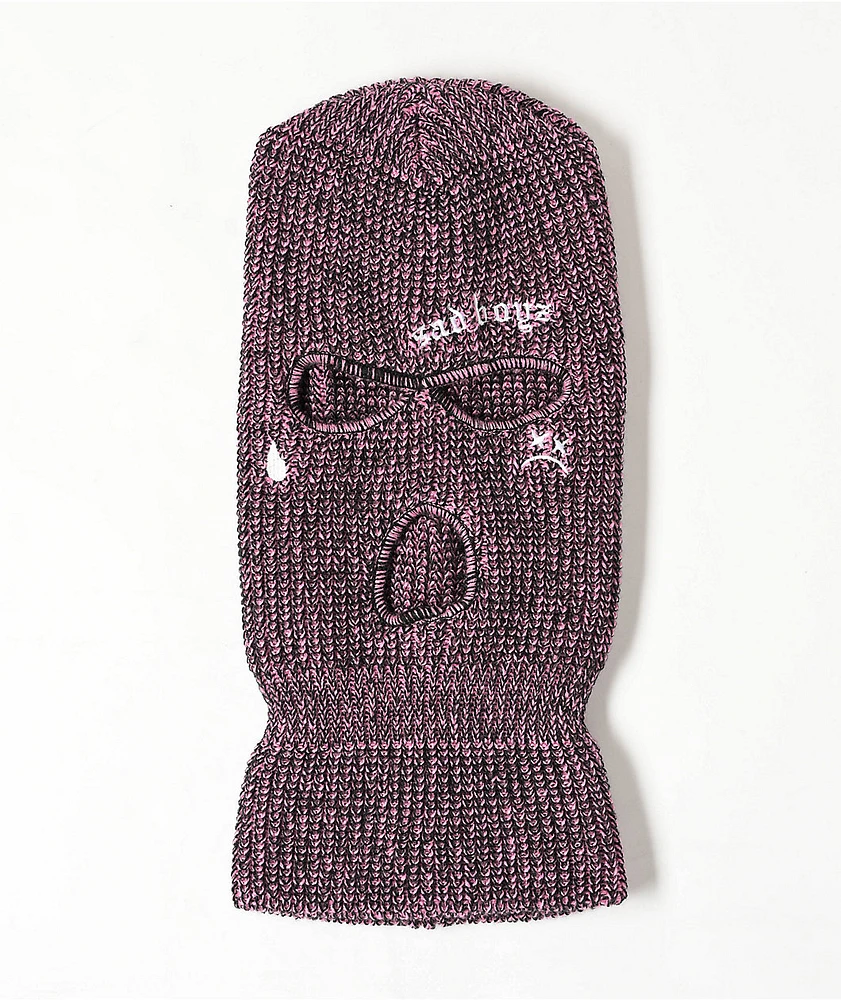 $AD BOYZ by Junior H Pink & Black Balaclava