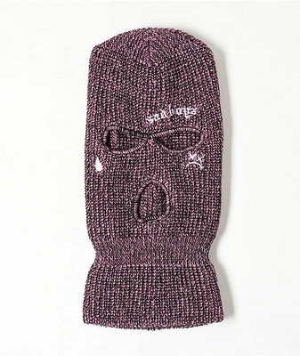 $AD BOYZ by Junior H Pink & Black Balaclava
