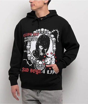 $AD BOYZ by Junior H Primero Black Hoodie
