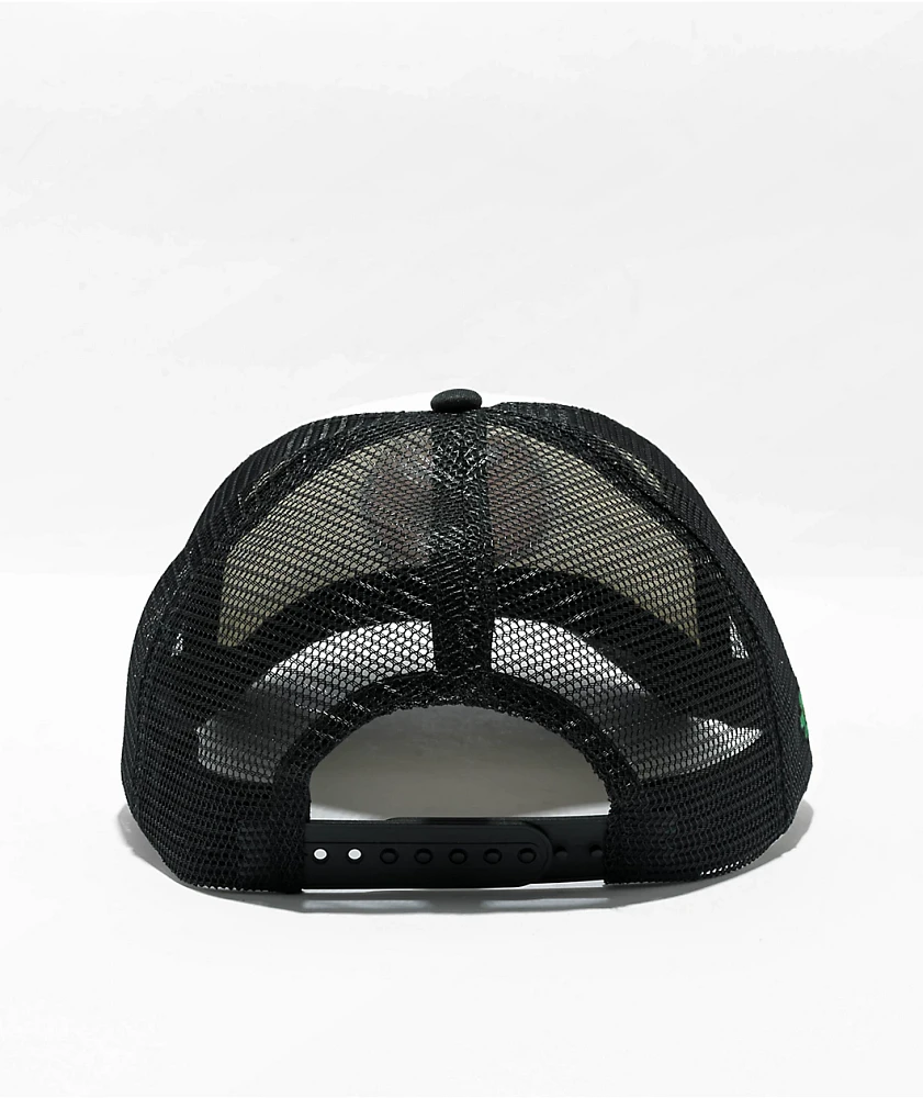  A.LAB Raine Black & White Trucker Hat