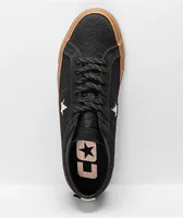  Converse One Star Pro Black & Gum Cordura Skate Shoes