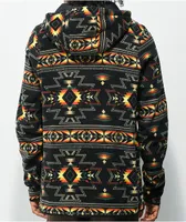  Dravus McKinley Black Geo Print Tech Fleece Jacket