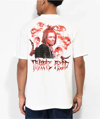 1400 by Trippe Redd Ghost White T-Shirt