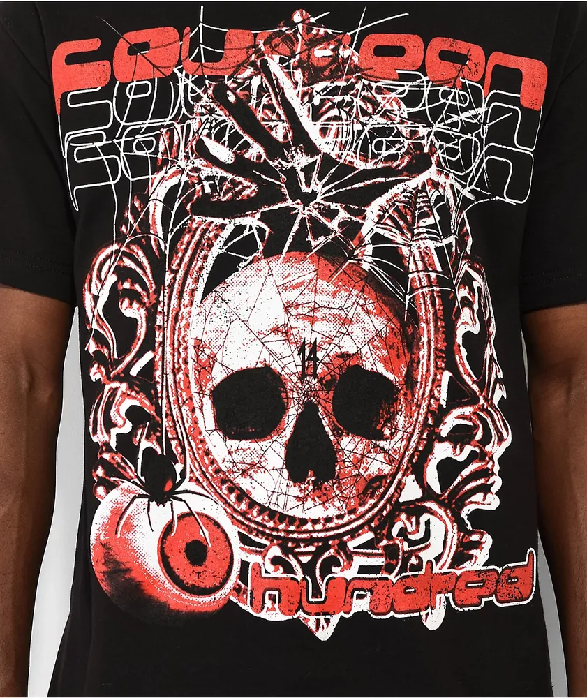 1400 by Trippie Redd Skull Head Black T-Shirt