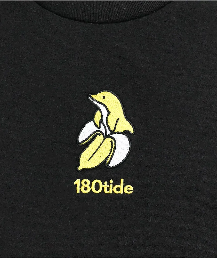 180TIDE Banana Black T-Shirt