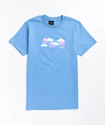 180TIDE Jellyfish Clouds Blue T-Shirt