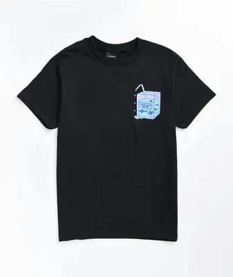 180TIDE Ocean Juice Box Black T-Shirt