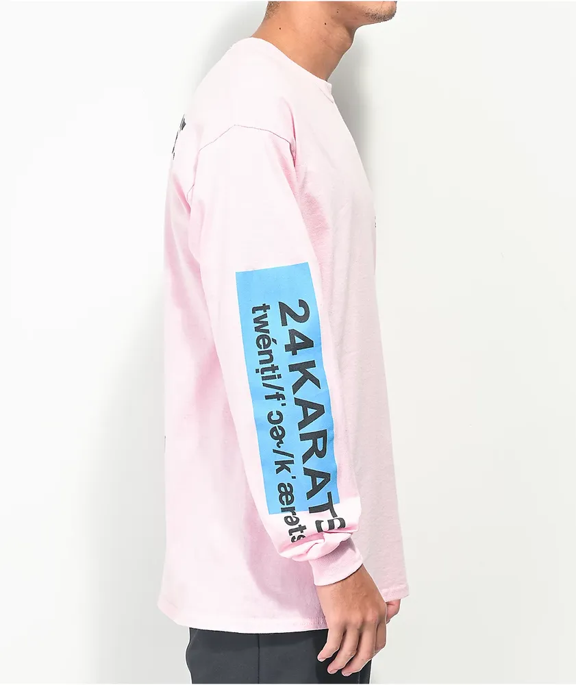 24Karats Paradise Pink Long Sleeve T-Shirt