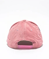 26 Red Lighter Corduroy Dusty Pink Snapback Hat