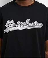 40s & Shorties Athletic Logo Black T-Shirt