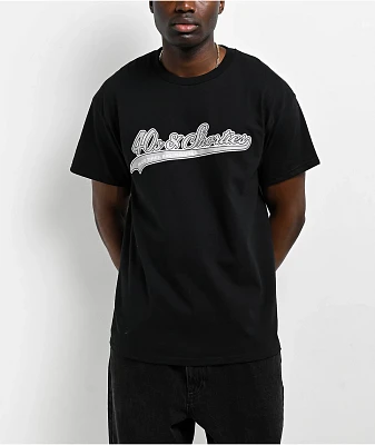 40s & Shorties Athletic Logo Black T-Shirt