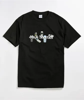 40s & Shorties Cell Black T-Shirt