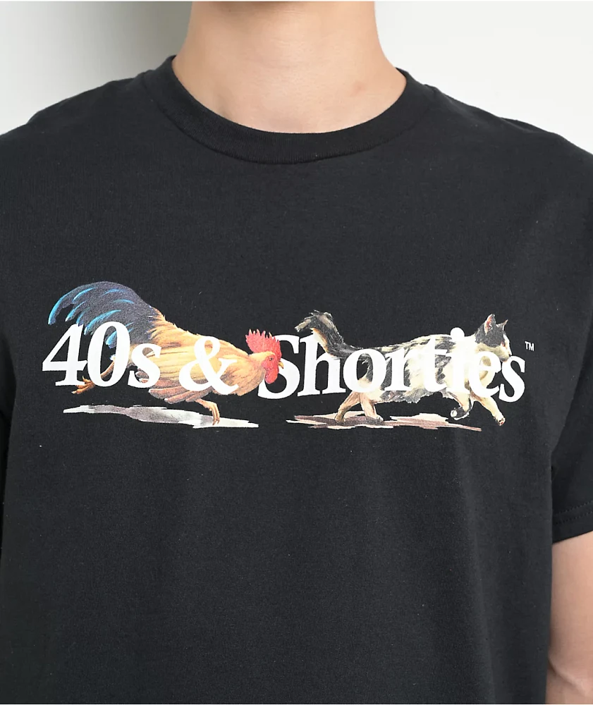 40s & Shorties Chasing Black T-Shirt