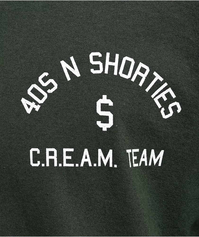 40s & Shorties Cream Team Green T-Shirt