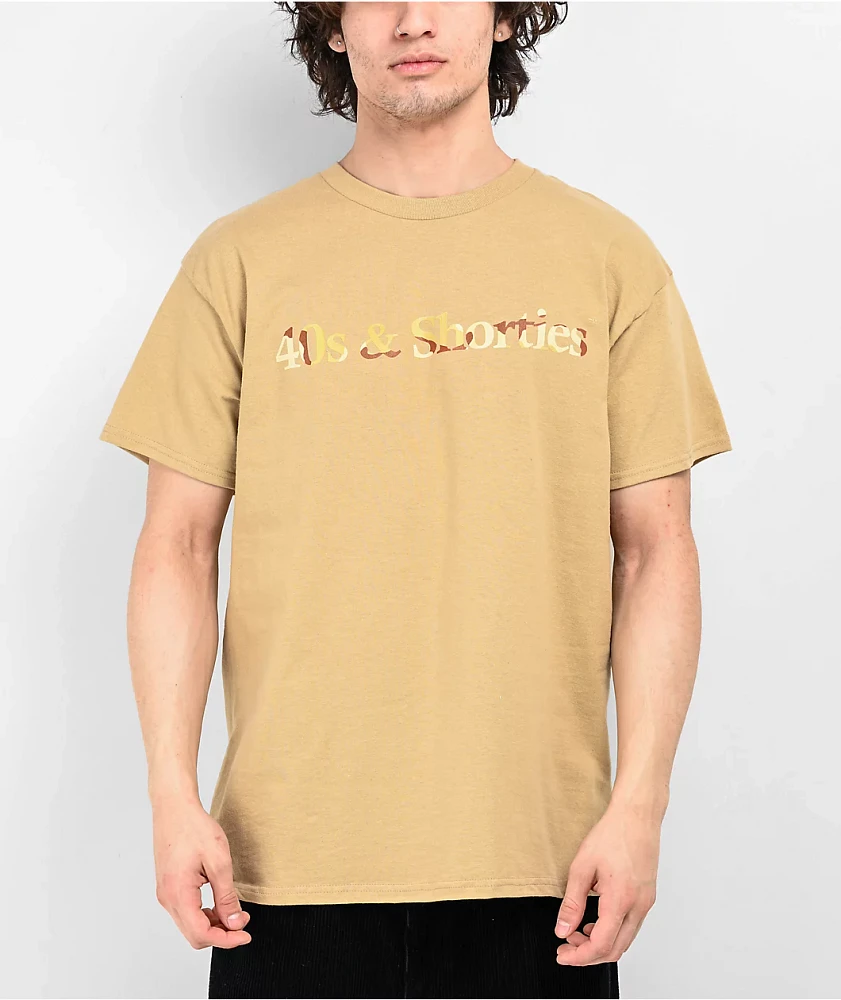 40s & Shorties Desert Camo Tan T-Shirt