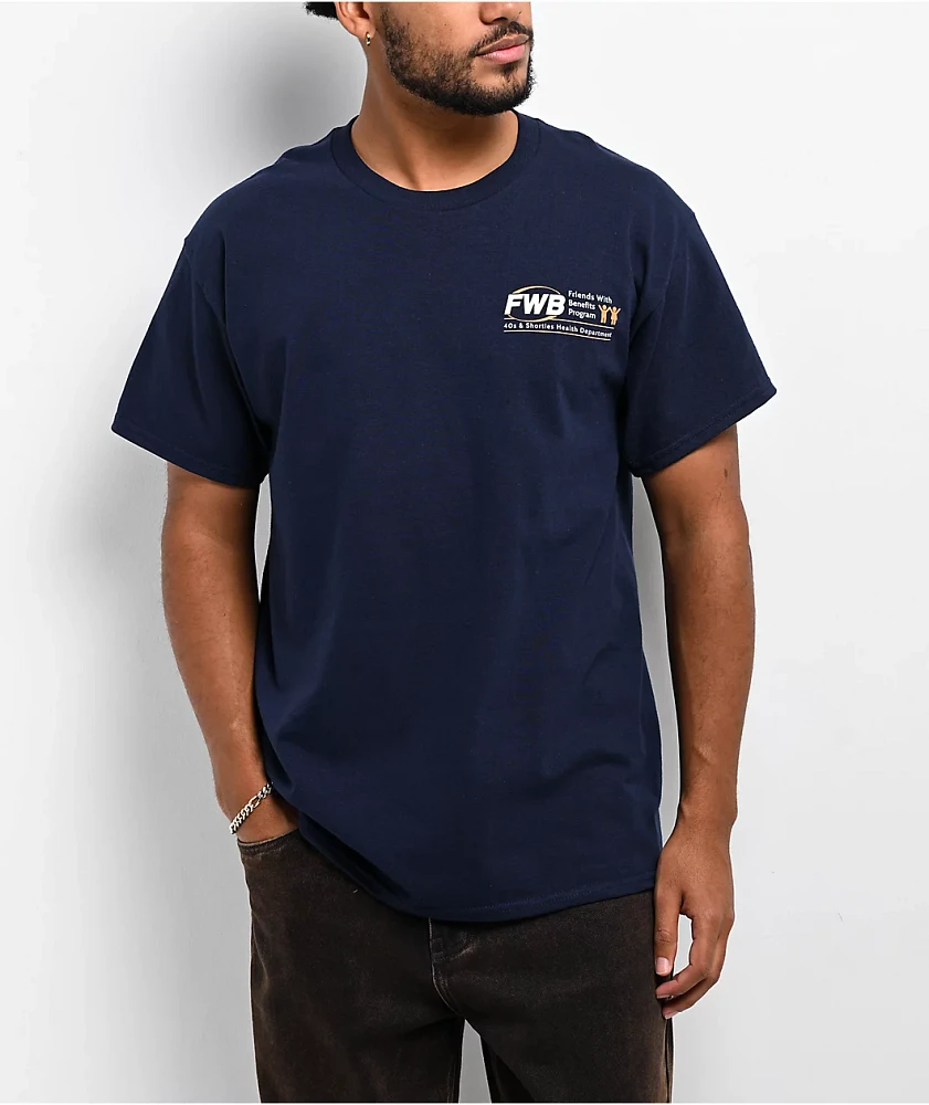 40s & Shorties FWB Navy T-Shirt