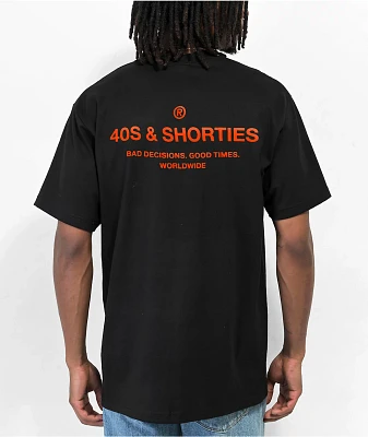 40s & Shorties General Black & Orange T-Shirt
