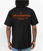 40s & Shorties General Black & Orange T-Shirt