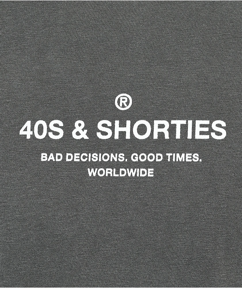 40s & Shorties General Black Wash T-Shirt