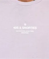 40s & Shorties General Logo Lavender T-Shirt