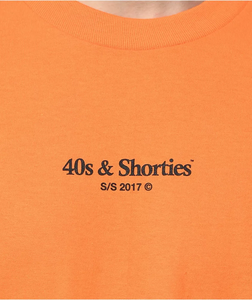 40s & Shorties General Logo Orange T-Shirt