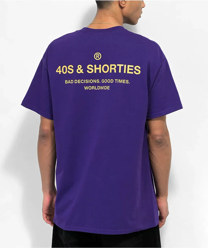 40s & Shorties General Purple T-Shirt