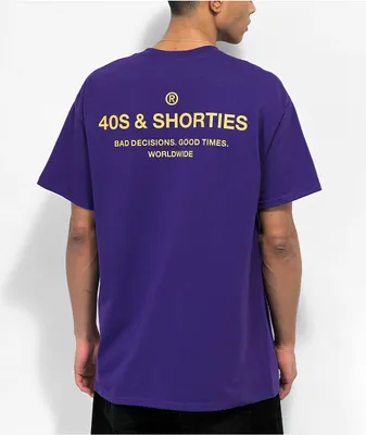 40s & Shorties General Purple T-Shirt