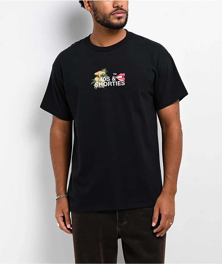 40s & Shorties Good Times Black T-Shirt