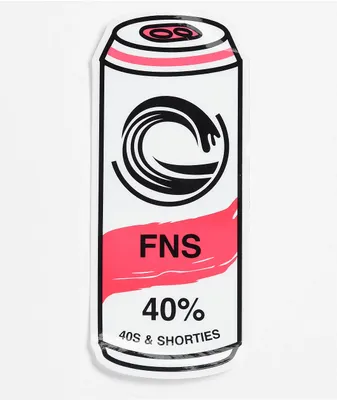 40s & Shorties Hard Soda Pink Sticker
