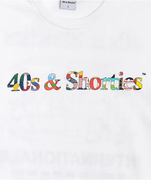 40s & Shorties Angel Logo White T-Shirt