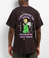 40s & Shorties Lord Forgive Brown T-Shirt