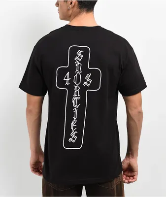 40s & Shorties OG Script Logo Black T-Shirt