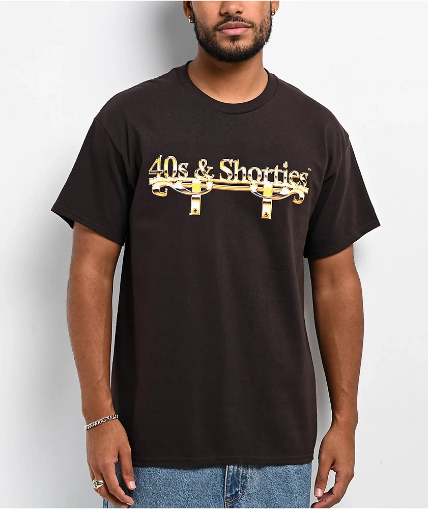 40s & Shorties Rider Brown T-Shirt