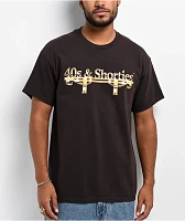 40s & Shorties Rider Brown T-Shirt