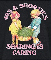 40s & Shorties Sharing Black T-Shirt