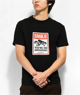 40s & Shorties Smile Black T-Shirt