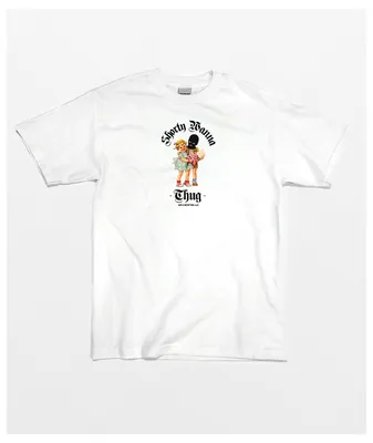 40s & Shorties Angel Logo White T-Shirt