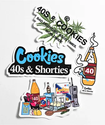 40s & Shorties x Cookies Assorted Sticker Pack