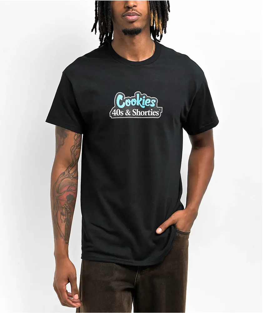 40s & Shorties x Cookies Co-Sign Black T-Shirt | Pueblo Mall