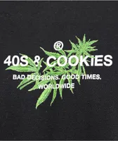 40s & Shorties x Cookies General Black T-Shirt