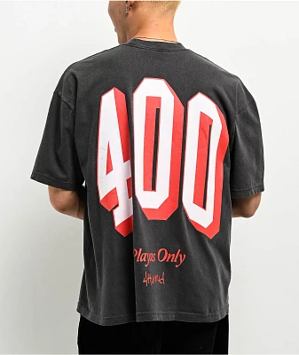 4Hunnid EST 1990 Black Wash T-Shirt