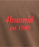 4Hunnid Est 1990 Brown T-Shirt