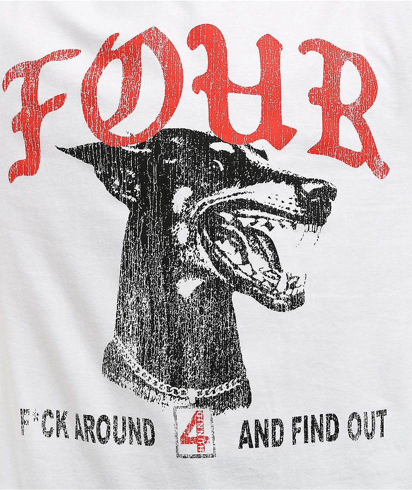 4Hunnid Find Out White T-Shirt