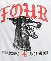 4Hunnid Find Out White T-Shirt