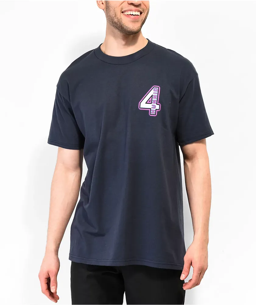4Hunnid Good Sex Airbrush Navy T-Shirt