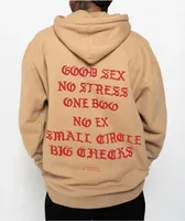 4Hunnid Good Sex Fourever Tan Hoodie