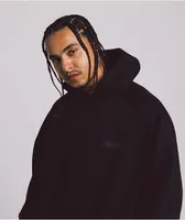 4Hunnid Komfort Kollection Black Pigment Dye Hoodie